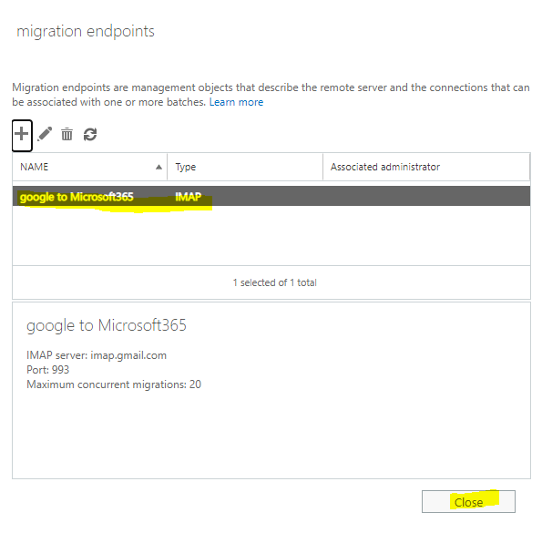 new endpoint connection created