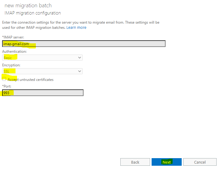 migrate from google workspace email to microsoft 365 email account